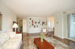 Living Room at 201 - 18 Concorde Place, Banbury-Don Mills, Toronto