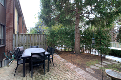 Backyard at 10 - 46 Three Valleys Drive, Parkwoods-Donalda, Toronto