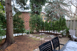 Backyard at 10 - 46 Three Valleys Drive, Parkwoods-Donalda, Toronto
