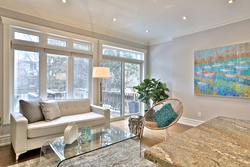 Family Room at 54 Unsworth Avenue, Lawrence Park North, Toronto