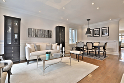 Living Room at 54 Unsworth Avenue, Lawrence Park North, Toronto