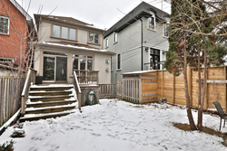 Backyard at 54 Unsworth Avenue, Lawrence Park North, Toronto