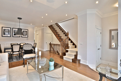 Living Room at 54 Unsworth Avenue, Lawrence Park North, Toronto