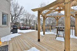 Backyard at 147 Manse Road, West Hill, Toronto