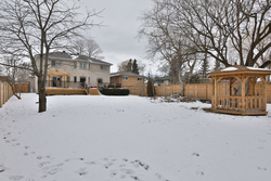 Backyard at 147 Manse Road, West Hill, Toronto