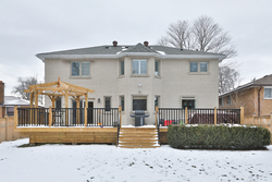 Backyard at 147 Manse Road, West Hill, Toronto