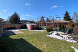Backyard at 62 Saddle Ridge Drive, Victoria Village, Toronto