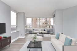 Living Room at 1002 - 205 Wynford Drive, Banbury-Don Mills, Toronto