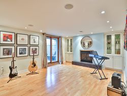 Media Room at 8 Swiftdale Place, Banbury-Don Mills, Toronto