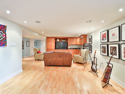 Media Room at 8 Swiftdale Place, Banbury-Don Mills, Toronto