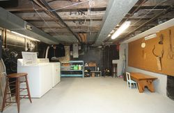 Laundry Room at 21 Avenue, South Riverdale, Toronto