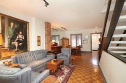 Living Room at 21 Avenue, South Riverdale, Toronto