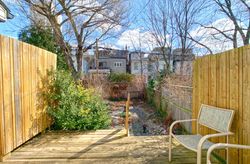Backyard at 21 Avenue, South Riverdale, Toronto