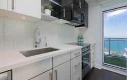Kitchen at 2810 - 33 Shore Breeze Drive, Mimico, Toronto