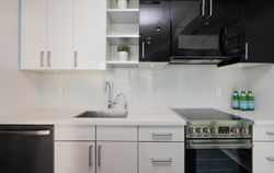 Kitchen at 2810 - 33 Shore Breeze Drive, Mimico, Toronto