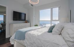 Primary Bedroom at 2810 - 33 Shore Breeze Drive, Mimico, Toronto