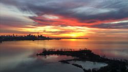 Sunset at 2810 - 33 Shore Breeze Drive, Mimico, Toronto