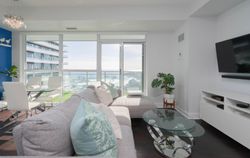 Living Room at 2810 - 33 Shore Breeze Drive, Mimico, Toronto