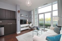 Living Room at 124 - 35 Brian Peck Crescent, Leaside, Toronto