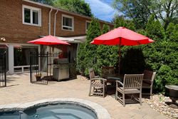 Backyard at 214 Three Valleys Drive, Parkwoods-Donalda, Toronto