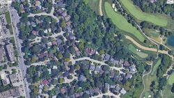Aerial at 4 Legato Court, Banbury-Don Mills, Toronto