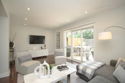Living Room at 57 Stonedale Placeway, Banbury-Don Mills, Toronto