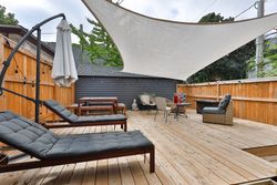Backyard at 497 St. Johns Road, Lambton Baby Point, Toronto