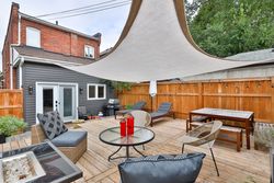Backyard at 497 St. Johns Road, Lambton Baby Point, Toronto
