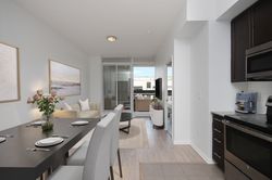 Kitchen & Living Room Virtually Staged at 814 - 830 Lawrence Avenue W, Yorkdale-Glen Park, Toronto