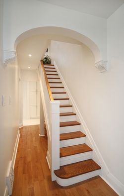 Staircase at 75 Gainsborough Road, Woodbine Corridor, Toronto
