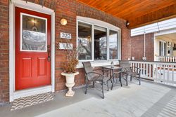 Front Porch at 222 Milverton Boulevard, Danforth, Toronto