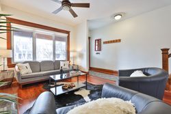 Living Room at 222 Milverton Boulevard, Danforth, Toronto