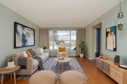 Living Room Virtually Staged at 222 Roywood Drive, Parkwoods-Donalda, Toronto