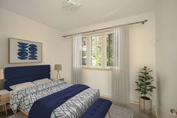 Bedroom Virtually Staged at 72 Overbank Crescent, Parkwoods-Donalda, Toronto