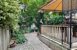 Backyard at 14 Hiltz Avenue, South Riverdale, Toronto