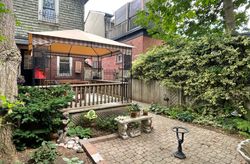 Backyard at 14 Hiltz Avenue, South Riverdale, Toronto
