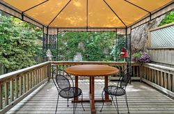Backyard at 14 Hiltz Avenue, South Riverdale, Toronto