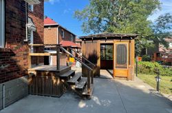 Backyard at 45 Glenvale Boulevard, Leaside, Toronto