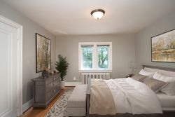 Bedroom Virtually Staged at 17 Macnaughton Road, Leaside, Toronto