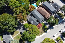 Aerial at 17 Macnaughton Road, Leaside, Toronto