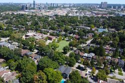 Aerial at 17 Macnaughton Road, Leaside, Toronto