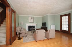Living Room Virtually Staged at 17 Macnaughton Road, Leaside, Toronto