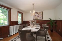 Dining Room Virtually Staged at 17 Macnaughton Road, Leaside, Toronto