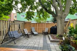 Backyard at 52 Pepper Vineway, Bayview Village, Toronto
