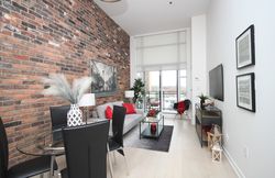 Dining & Living Room at Ph15 - 88 Colgate Avenue, South Riverdale, Toronto