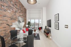 Dining & Living Room at Ph15 - 88 Colgate Avenue, South Riverdale, Toronto