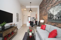 Living Room at Ph15 - 88 Colgate Avenue, South Riverdale, Toronto