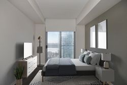 Primary Bedroom Virtually Staged at 2012 - 103 The Queensway, High Park-Swansea, Toronto