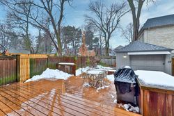 Backyard at 114 Fairlawn Avenue, Lawrence Park North, Toronto