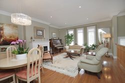 Living & Dining Room at 25 Cora Urbel Way, Banbury-Don Mills, Toronto